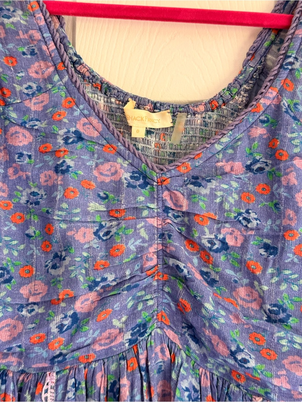 LoveShackFancy Purple Floral Maxi - Picture 4 of 11